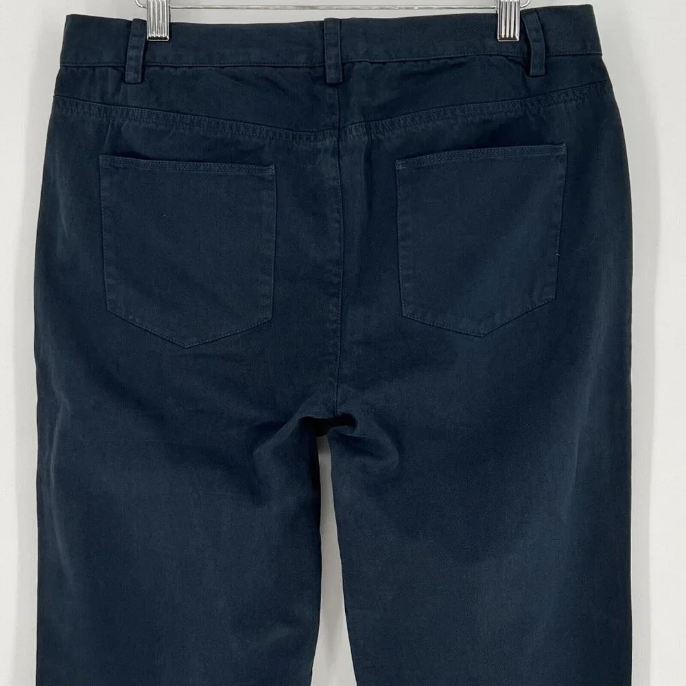 Everlane Mens Chino Pant Size 32 Navy Cotton Straight Leg Cotton Uniform Preppy
